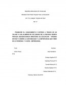 PROMOVER EL CONOCIMIENTO E INTERES A TRAVES DE UN TALLER A LOS ALUMNOS