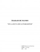 TRABAJO DE MANDO “EN LA RUTA DE LO PARÁSITOS”