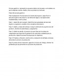 Fases del proceso genérico.