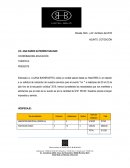 Cotizacion de evento