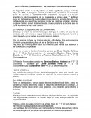 Acto Día del Trabajador y de la Constitución Argentina
