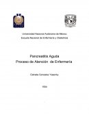 Pancreatitis- Proceso de Atención de Enfermería