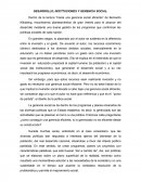 DESARROLLO, INSTITUCIONES Y GERENCIA SOCIAL