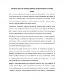 Introducción a las políticas públicas (Eugenio Lahera Parada) Ensayo