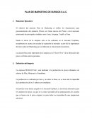 PLAN DE MARKETING DE BURGOS S.A.C.