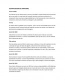 Justificaciond el material hierro fundido.