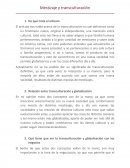 Mestizaje y transculturación