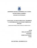 LA INFLACIÓN, LAS VENTAS CRÉDITO EN EL CRECIMIENTO Y LA SOSTENIBILIDAD DE LAS OFICINAS COMERCIALES MOVILNET