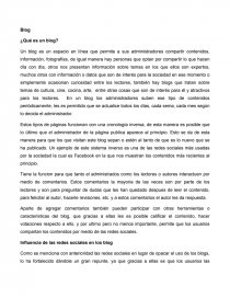 Blog ¿Qué es un blog?. Página 1