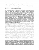 Informe de lectura: “En busca del proyecto ideal, una orientación para la exploración de proyectos y su formulación”