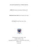 EVALUACION DIAGNÓSTICA Y EXAMEN SUMATIVO.