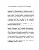 ENTIDADES ADMINISTRATIVAS DEL ESTADO COLOMBIANO