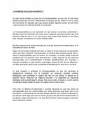 La Homosexualidad En Mexico.