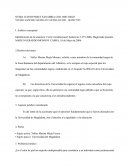 Análisis de sentencia.