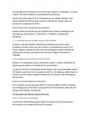 La investigación de mercados.