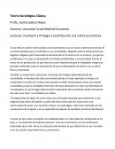 Teoría Sociológica Clásica