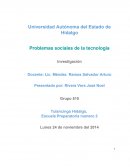 Problemas sociales de la tecnologia