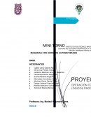 MINI-TORNO MAQUINAS CON SISTEMAS AUTOMATIZADOS