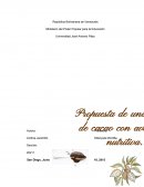 Propuesta de crema de cacao.