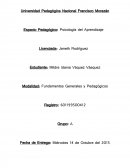 Fundamentos Generales y Pedagógicos