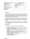 Principios de Contabilidad. Actividad: Evidencia 1