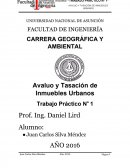 Avaluo y Tasación de Inmuebles Urbanos