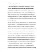 Caso de estudio: administración