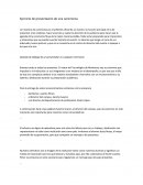 Ejercicio de presentación de una ceremonia