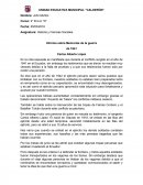 Historia y Ciencias Sociales Informe sobre Memorias de la guerra