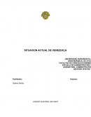 SITUACION ACTUAL DE VENEZUELA . Crisis?