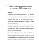 COMO CITAR CORRECTAMENTE: INFORMACIÓN, TABLAS Y FIGURAS EN LA REDACCIÓN DE UN TRABAJO DE INVESTIGACIÓN