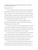 LA CRISIS ECONOMICA COMO GENERADORA DE DESEMPLEO EN VENEZUELA DURANTE LOS AÑOS 2012-2016