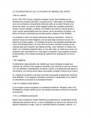 LA COLONIZACION DE LAS 13 COLONIAS DE AMERICA DEL NORTE