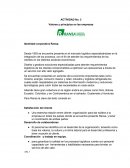 Valores y principios en las empresas