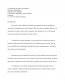 Licenciatura en Pedagogía y Admón. Educativa Estadística