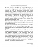 EL PRINCIPE (Nicolas Maquiavelo).