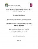 MECÁNICA DE SUELOS DE GRANULOMETRÍA