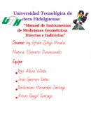 Manual de Instrumentos de Mediciones Geométricas Directas e Indirectas