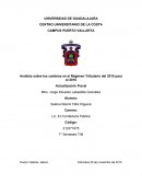 ANÁLISIS SOBRE LOS CAMBIOS EN EL RÉGIMEN TRIBUTARIO DEL 2015 PARA EL 2016