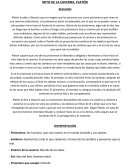 MITO DE LA CAVERNA, PLATÓN