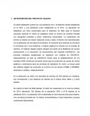 ANTECEDENTES DEL PROYECTO CAUCHO.