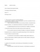 Analisis curricular.