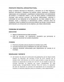 PROPOSITO PRINCIPAL INFRAESTRUCTURAL