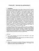 Práctica #4: “Velocidad de sedimentación”