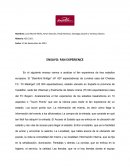 ENSAYO: FAN EXPERIENCE