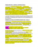 FUNDACIÓN DE LA CIENCIA ANTROPOLÓGICA
