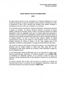 OPORTUNIDAD TACTICA DE MERCADEO OTM