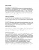 Aplicaciones Los dispositivos electrónicos