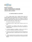 El constructivismo en la educación