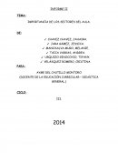 IMPORTANCIA DE LOS SECTORES DEL AULA.